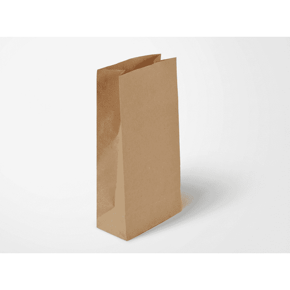 DEMAYA Brown Paper Bags #2 – Durable Kraft Lunch Bags – Flat Bottom Grocery & Takeout Bags – 500 Count