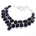 thumbnail image 2 of Lapis Lazuli Oval Shape Gemstone Handmade Fashion Necklace Jewelry 18" SA 5111, 2 of 2