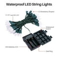 LOENDE Christmas Lights, 18FT 50 LED C3 Battery Operated String Lights