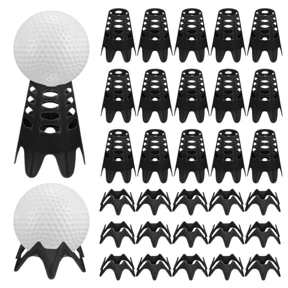 Uxcell Golf Simulator Tees [1PCS] - Plastic Golf Tees Use for Driving Range & Winter Turf  - [Black - 1.77 IN]