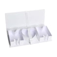 thumbnail image 3 of Abbracc Mom Empty Flower Gift Box Packaging Box Lightweight Versatile 16.9x7x2.6inch White, 3 of 9