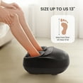 thumbnail image 4 of Foot Massager with Heat, Comfier Shiatsu Foot Massage Machine with Remote for Plantar Fasciitis, Neuropathy, Circulation, Max Size 13, Black, Gifts, 4 of 11
