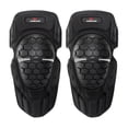 thumbnail image 2 of 1 Par De Rodilleras Espinilleras Profesionales DYNWAVEMX Motocicleta Motocross Rodilleras De Tal inconfundible negro, 2 of 8
