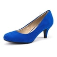 thumbnail image 1 of Zapatos de Mujer DREAM PAIRS Tacones Bajos Talla 9.5 Azul, 1 of 7