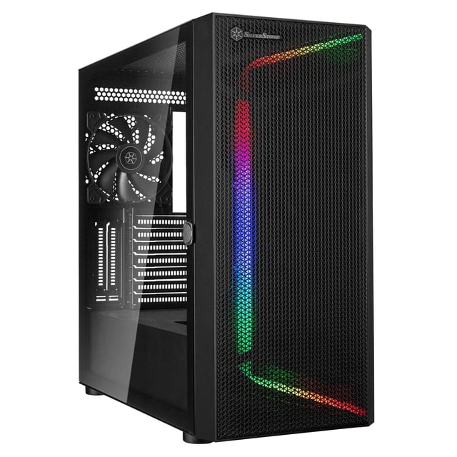 Gabinete SilverStone SETA H1 E-ATX con Ventiladores ARGB