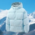 thumbnail image 2 of Winter Warm Thickened Down Jacket Windproof Cold Weather Coat With Hood Outdoor Thermal Insulated For Daily Use, 2 of 3