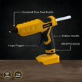 thumbnail image 2 of Pistola de pegamento caliente inalámbrica compatible con Mellif, batería Dewalt de 20 V, 2 of 8