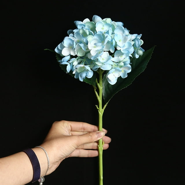 Fankiway Artificial Flower Hydrangea Fake Silk Flower Home Wedding Party Floral Decor