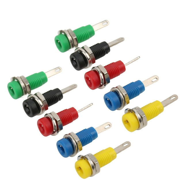 Zócalo tipo banana, J.40003 Conector tipo banana para panel de 2 mm Conectores tipo banana Rendimiento inigualable