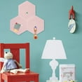 thumbnail image 3 of STRANDCHIC 2pcs Felt Wall Tiles Hexagon Wall Decor for Homeowners Decorators, 3 of 8