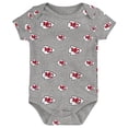 thumbnail image 4 of Newborn & Infant Kansas City Chiefs Team Starter 3-Pack Bodysuit Set, 4 of 4