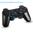 thumbnail image 4 of Manette Sans Fil pour PS3 Sony avec Câble de Charge, Manette Sans Fil Bluetooth pour Sony PS3 Argent, 4 of 7