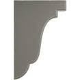 thumbnail image 3 of 1 3/4"W x 5"D x 7 1/2"H Bedford Wood Vintage Decor Bracket, Reclaimed Grey, 3 of 6