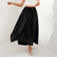 thumbnail image 6 of Douhoow Women Flowy Long Skirts Vintage Floral Print High Waist Swing Skirt with Pockets, 6 of 9