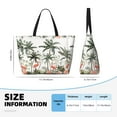 thumbnail image 4 of Disketp Flamingo Palm Trees Bolsa de Playa de Gran Capacidad, Bolso Impermeable y a Prueba de Arena para Mujer, Ideal para Playa, Piscina y Natación, 4 of 7