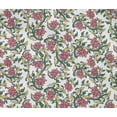 thumbnail image 4 of oneOone Cotton Flex Pink Salmon Fabric Leaves & Floral Block Sewing Fabric By The Yard Printed Diy Clothing Sewing Supplies 40 Inch Wide, 4 of 4