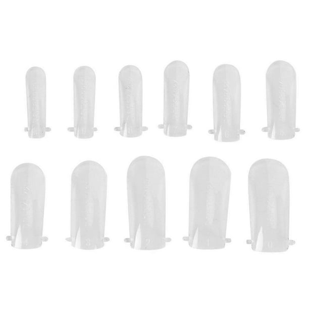120pcs / box Professional Transparent Fake Nail Extension Resin Gel Manicure Accessory120pcs Fake Nails