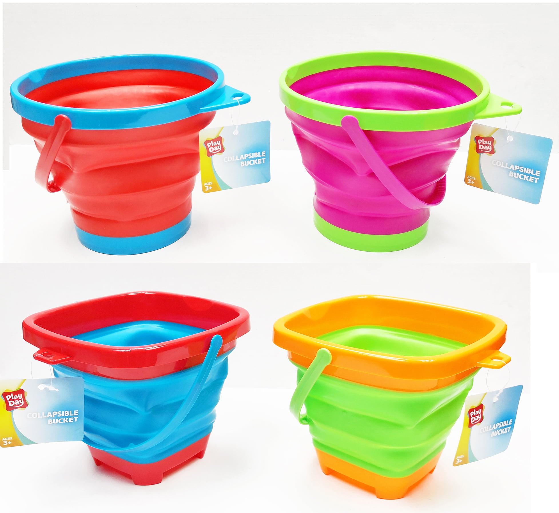 Play Day Collapsible Sand Bucket 