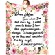 thumbnail image 1 of LHSHID Gifts for Mom Blanket to My Mom from Daughter Son Soft Flannel Bed Throw Blankets for Birthday/Mothers Day 60"x80", 1 of 7