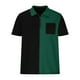 thumbnail image 3 of Camisas de Manga Corta de los Hombres Turn-Down Cuello Blusa, Ligero Poliéster Casual de Manga Corta Blusa, 3 of 5