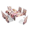 thumbnail image 1 of Easter Bunny Chair Covers Set of 6, Stretchable Spandex Dining Chair Slipcovers with Elastic Hem for Holiday Parties, Home Decor, Easter Spring Table Setting, Washable Po, 1 of 9