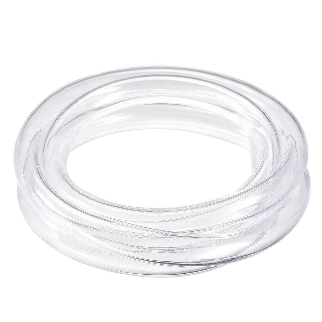 1/2 12mm ID 16mm uxcell PVC Clear Vinyl Tubing OD 10ft Plastic Pipe Air Water Hose with Clamps 5/8
