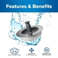 thumbnail image 6 of Drain Hero™ 3-in-1 Kitchen Sink Strainer, Stopper  Basket – Stainless Steel, Anti-Clog, Dishwasher Safe, 6 of 9