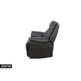thumbnail image 2 of PonLiving 38'' Wide Manual Standard Recliner Chair,Black, 2 of 4