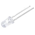 thumbnail image 3 of 5mm Dia Clear Round Head Blue Light Emitting Diodes LED 50 Pcs, 3 of 4