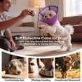 thumbnail image 5 of ROZKITCH Dog Cone Collar Stop Licking,Adjustable Elizabethan Cone for Dog After Surgery,Anti-Licking Pet Recovery Collar for Small Dogs,Purple,S, 5 of 8