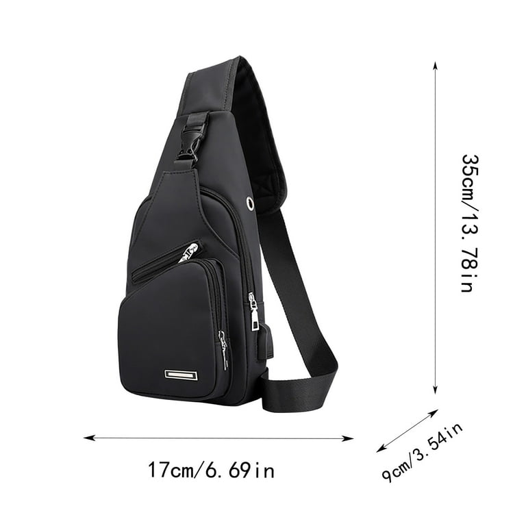 EHQJNJ Sling Bag with Water Bottle Holder New Fashionable EHQJNJ Sling Bag with Water Bottle Holder New Fashionable