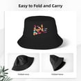 thumbnail image 4 of Tie Dye Love Bucket Hat For Womens And Mens Outdoor Beach Fisherman Hat Sun Hat, 4 of 8