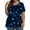 Multicolour, variant on Kayannuo Blouses for Women Casual Clearance Fashion Women's Casual V-Neck Print Plus Large Plus Size Short Sleeve Tops Blouse T-shirt Multicolor XXXL