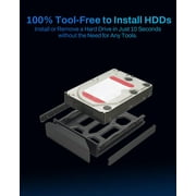 TERRAMASTER F2-425 2-Bay NAS Storage - Intel x86 Quad-Core CPU, 4GB RAM, 2.5GbE LAN, Network Attached Storage Multimedia Server for Home Users (Diskless)