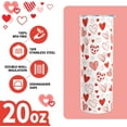 thumbnail image 4 of Valentine''s Day Red Hearts Gifts for Women Girls, 20 Oz Tumbler with Lid and Straw, Cute Stainless Steel Insulated Travel Coffee Cup, Lover Birthday Wedding Water Bottle for Her (1 PC), 4 of 6