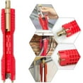 thumbnail image 1 of Llave de lavabo con herramienta de plomería multiusos para baño, cocina, inodoro, grifo rojo e instalador de fregadero con construcción de alta calidad para un fácil acceso, 1 of 5