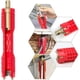 thumbnail image 1 of Llave multifuncional para lavabo, para baño, cocina, fontanería, color rojo, con fácil acceso a las líneas de suministro existentes y construcción de alta calidad, 1 of 5