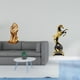 thumbnail image 2 of Escultura majestuosa de león y caballo, estatua coleccionable de mesa, adorno artístico, figura decorativa para oficina, hogar, estantería, dormitorio, 2 of 8