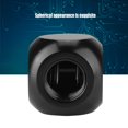thumbnail image 3 of Spherical Brass G1/4 Thread Tube Connector, Black Tube Fitting Adapter, For PC Water Cooling, 3 of 8