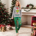 thumbnail image 2 of NIRHekf Christmas Grinnch Family Matching Pajamas Sets, Monster Grinnch Printed Crew Neck Loungewear Outfits, Ideal Xmas Gifts for Family.Size Women:XXL, 2 of 5