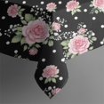 thumbnail image 5 of Pioneer Flower Floral Print Pattern Square Tablecloth, Waterproof Wipeable Spillproof Washable Table Cover for Home Kitchen Party Decor, 60"x60", 5 of 6