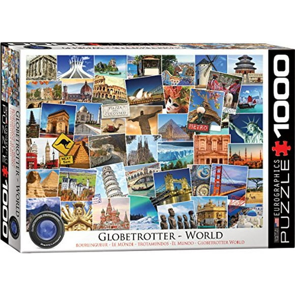 Eurographics World Globetrotter Jigsaw Puzzle (1000 Piece)