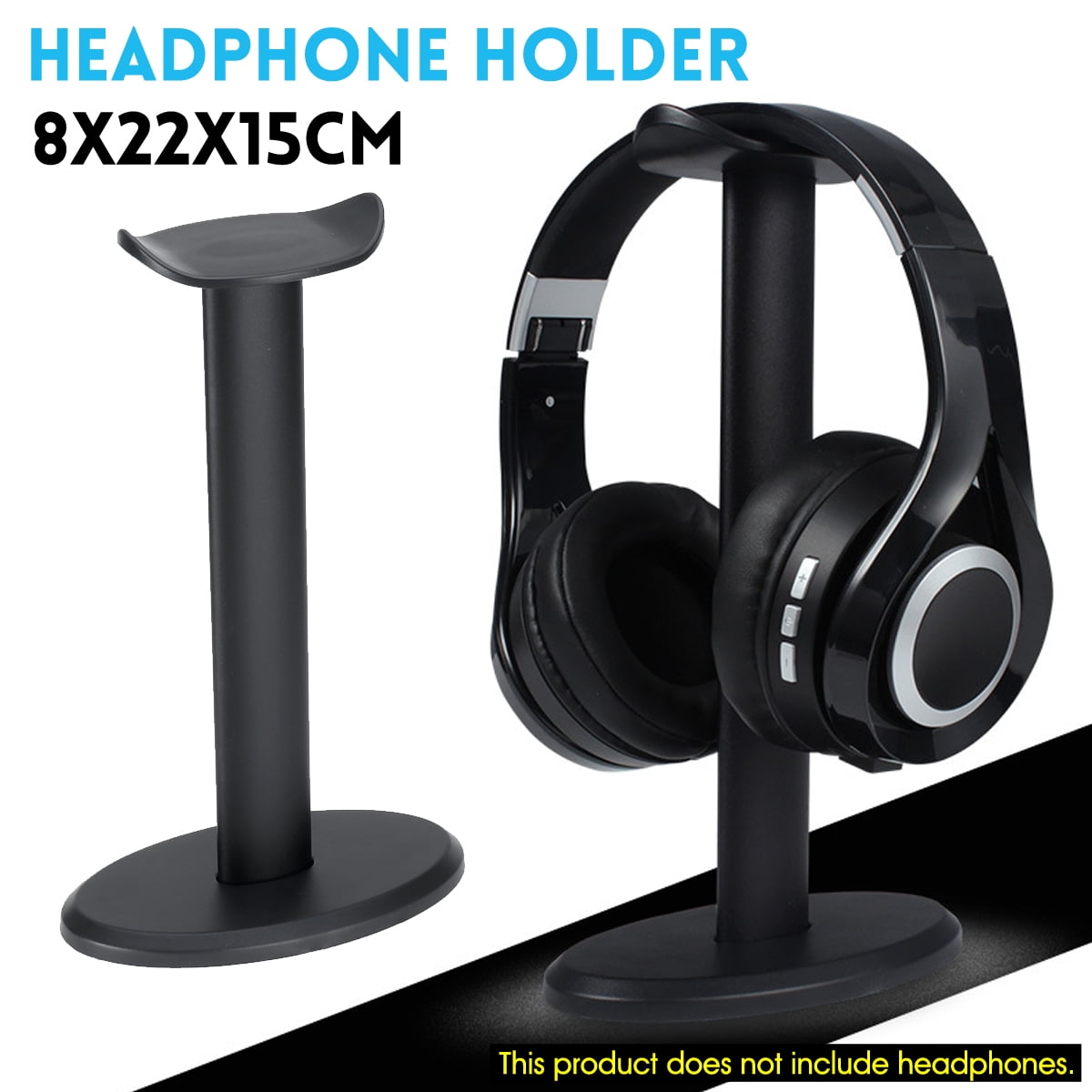 Aluminum Earphone Headset Bracket Hanger Holder Headphone Desk Display Stand 