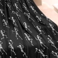 thumbnail image 3 of Black Dancing Skeleton Pattern Blanket,Comfortable Soft Flannel Throw Blanket,All Season,Warm Lightweight Blankets for Sofa Bed Couch Living Room Chair,30"x40", 3 of 4
