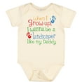 thumbnail image 3 of Inktastic Landscaper Like Daddy Boys or Girls Baby Bodysuit, 3 of 5