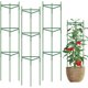 thumbnail image 1 of Xihbxyly Estructura de Ratán para Trepar, Tubo Recubierto de Plástico, Soporte para Tomates, Diseño Ligero y Duradero, Soporte para Plantas de Jardín, Uso Interior y Exterior, Juego de 9 Pilares y 6, 1 of 7