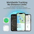 thumbnail image 4 of Bluetooth Tracker, Smart Air Tracker Tags,Key Finder and Item Locator Compatible with Apple Find My (iOS Only),Wireless Smart Tracker Tag for Keys/Luggage/Wallet,4-Pack,White, 4 of 10