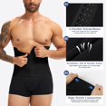 thumbnail image 4 of KIWI RATA Mens Waist Trainer Trimmer Tummy Control Shapewear Slimming Girdle Stomach Band Back Support Body Shaper Belt, 4 of 6