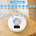 thumbnail image 2 of EEEkit Portable Sound Machine for Sleeping, White Noise Machine with 10 Soothing Sounds, 2 of 6