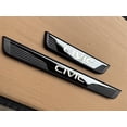 thumbnail image 5 of For Honda Civic 4PCS Black Car Door Scuff Sill Cover Panel Step Protectors, 5 of 10